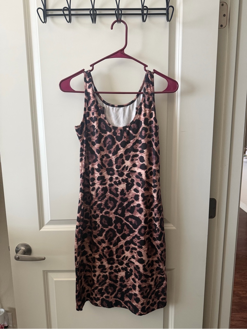 Leopard Print Dress in Brown and Black